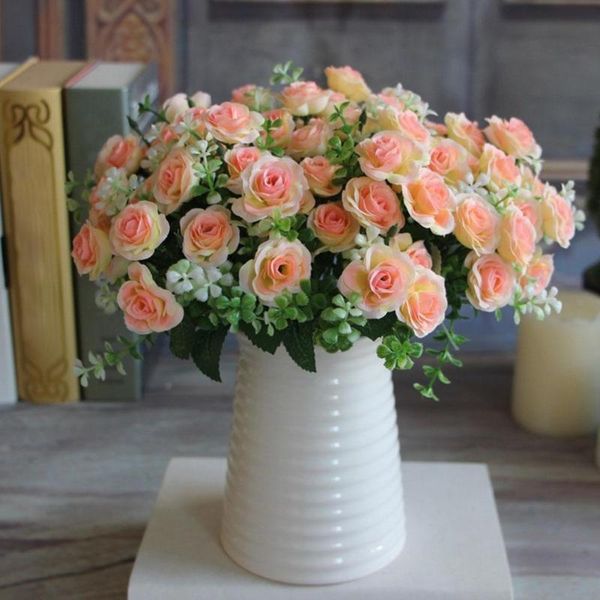 bouquet 15 heads artificial rose flower home room decoration xmas party decor decorative flowers & wreaths
bouquet 15 heads artificial rose flower home room decoration xmas party decor decorative flowers & wreaths