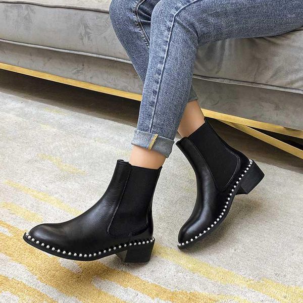 boots sklfgxzy autumn/winter collection genuine leather beads women ankle short fashion female shoes cowhide1, Black
boots sklfgxzy autumn/winter collection genuine leather beads women ankle short fashion female shoes cowhide1, Black