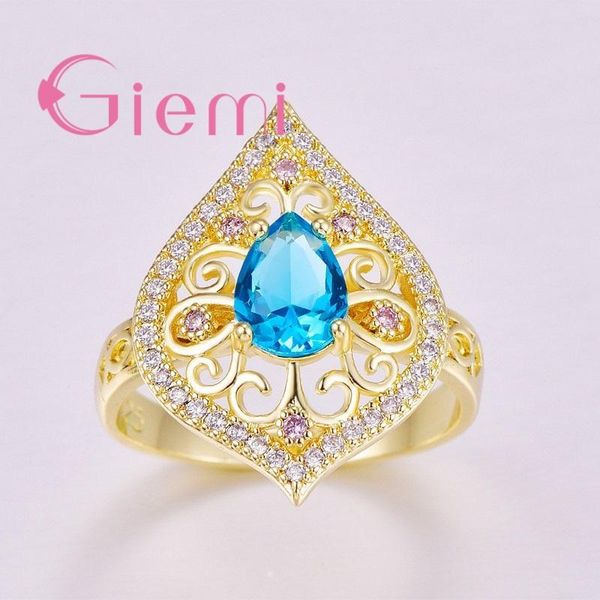 cluster rings retro arrival colorful waterdrop cz zircon ring elegant 925 sterling silver blue rainbow wedding cocktail party, Golden;silver
cluster rings retro arrival colorful waterdrop cz zircon ring elegant 925 sterling silver blue rainbow wedding cocktail party, Golden;silver