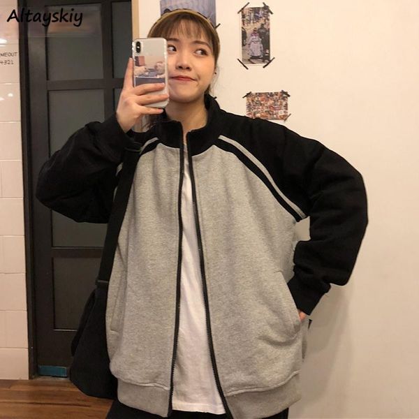 women's jackets basic women patch designs stand-collar large size 5xl loose autumn-winter long sleeve outwears warm plus velvet ulzzang, Black;brown
women's jackets basic women patch designs stand-collar large size 5xl loose autumn-winter long sleeve outwears warm plus velvet ulzzang, Black;brown