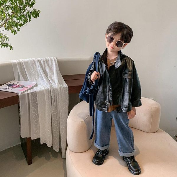 jackets children's coat fashion boys korean pilot leather jacket 2021 autumn handsome motorcycle outerwear 3-184, Blue;gray
jackets children's coat fashion boys korean pilot leather jacket 2021 autumn handsome motorcycle outerwear 3-184, Blue;gray