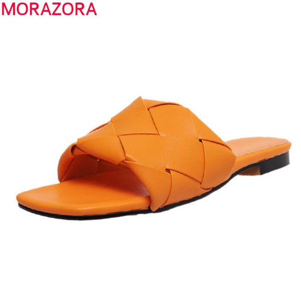 slippers morazora 2021 summer fashion women comfortable flat heel square toe casual shoes solid color ladies, Black
slippers morazora 2021 summer fashion women comfortable flat heel square toe casual shoes solid color ladies, Black