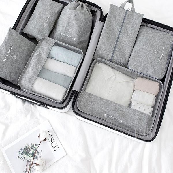 storage bags travel set 7pcs/set bag organizer luggage suitcase packing cube 2021 shoe clothe for traveling pouch kit
storage bags travel set 7pcs/set bag organizer luggage suitcase packing cube 2021 shoe clothe for traveling pouch kit