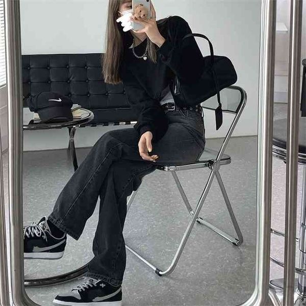 vintage for women woman long trousers female loose streetwear chic high waist grey high waist boyfriend jeans, Blue
vintage for women woman long trousers female loose streetwear chic high waist grey high waist boyfriend jeans, Blue