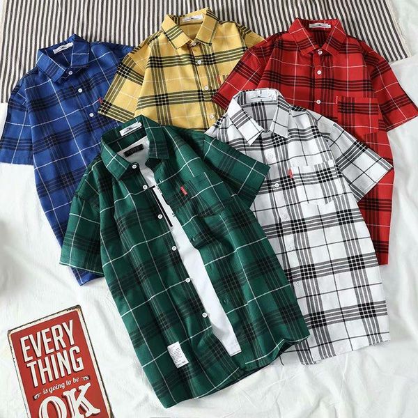 men's 100% cotton casual plaid shirts pocket short sleeve slim fit comfortable brushed flannel shirt leisure styles, White;black
men's 100% cotton casual plaid shirts pocket short sleeve slim fit comfortable brushed flannel shirt leisure styles, White;black