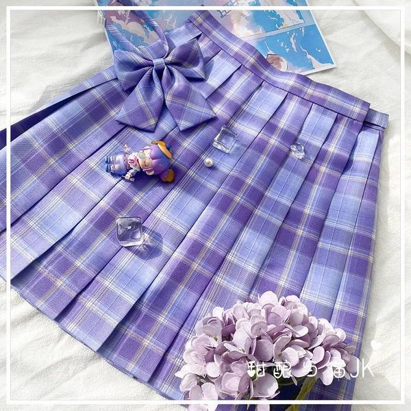 japanese jk uniform purple plaid pleated skirt female korean style preppy sweet cute mini harajuku a-line skirts, Black
japanese jk uniform purple plaid pleated skirt female korean style preppy sweet cute mini harajuku a-line skirts, Black