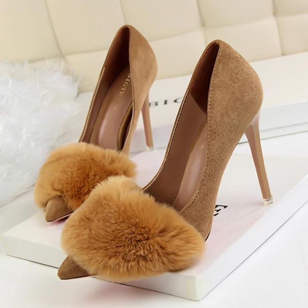 dress shoes 2021 shallow women pumps pointed toe fashion flock women's high heels wedding shoe show thin party 6 color, Black
dress shoes 2021 shallow women pumps pointed toe fashion flock women's high heels wedding shoe show thin party 6 color, Black