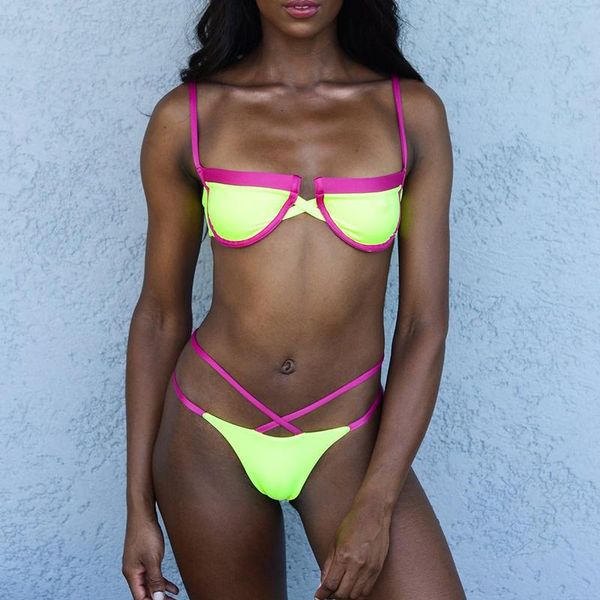 bikinis set patchwork push up swimsuit female neon bikini 2021 string swimwear women sports bathing suit beach wear
bikinis set patchwork push up swimsuit female neon bikini 2021 string swimwear women sports bathing suit beach wear