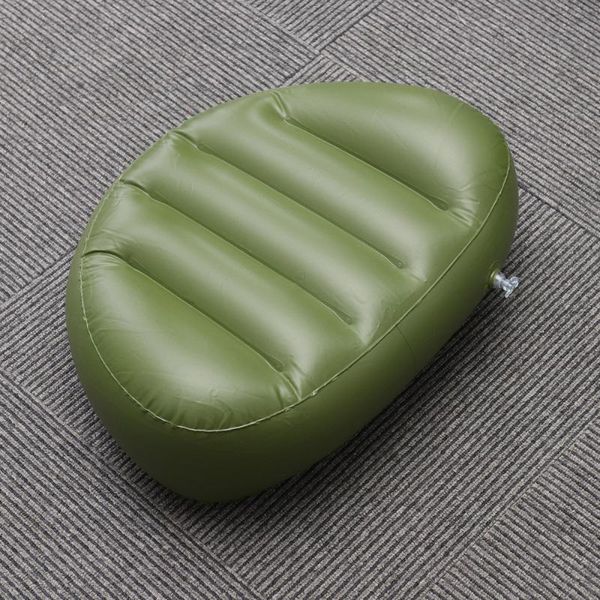 rafts/inflatable boats 2pcs pvc fishing chair seat pad cushion for boat (green)