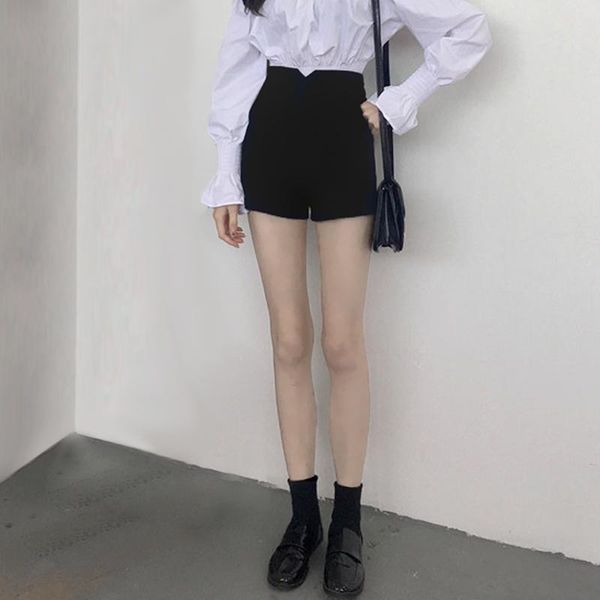 women's shorts black female summer high waist was thin 2021 spring all-match outer wear base stretch wide leg a-line pants, White;black
women's shorts black female summer high waist was thin 2021 spring all-match outer wear base stretch wide leg a-line pants, White;black