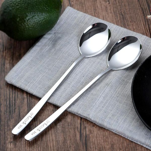 spoons household 304 stainless steel spoon, long handle spoon for eating, soup rice
spoons household 304 stainless steel spoon, long handle spoon for eating, soup rice