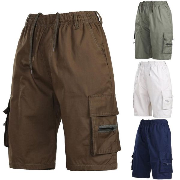 men's shorts mens elastic waist multi-pocket cargo men summer casual solid mid oversize short homme s-4xl pants, White;black
men's shorts mens elastic waist multi-pocket cargo men summer casual solid mid oversize short homme s-4xl pants, White;black