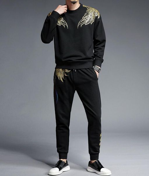 men's tracksuits tracksuit autumn spring sporting suit sweatshirt 2 pieces sets, Gray
men's tracksuits tracksuit autumn spring sporting suit sweatshirt 2 pieces sets, Gray