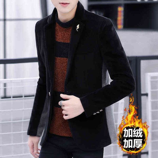 luxury suits blaze winter mink plush men's casual suit warm korean slim fit color matching single wt, Black
luxury suits blaze winter mink plush men's casual suit warm korean slim fit color matching single wt, Black
