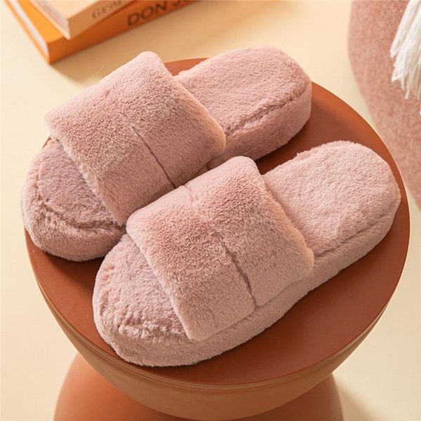 slippers women winter home plush platform shoes fluffy warm thick sole indoor outdoor fur flip flops high heel, Black
slippers women winter home plush platform shoes fluffy warm thick sole indoor outdoor fur flip flops high heel, Black