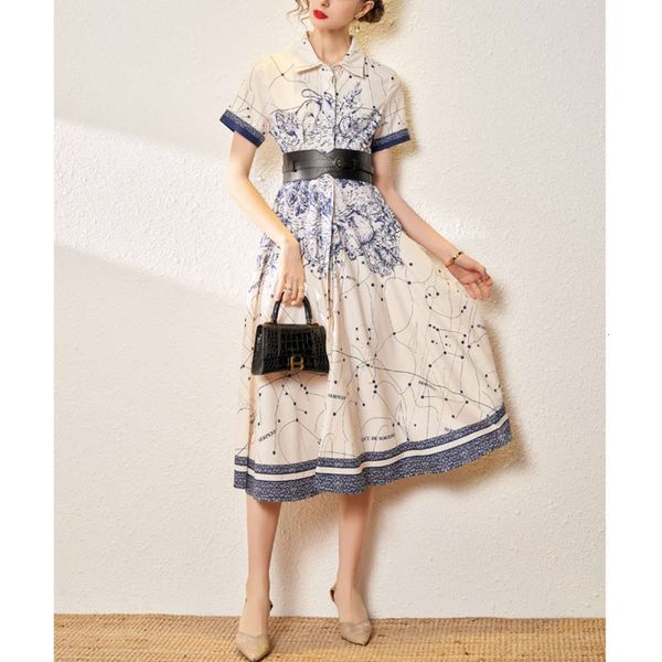 dress dressspring cash elegant medium length lapel short sleeve print wide belt waist swing skirt, Black;gray
dress dressspring cash elegant medium length lapel short sleeve print wide belt waist swing skirt, Black;gray
