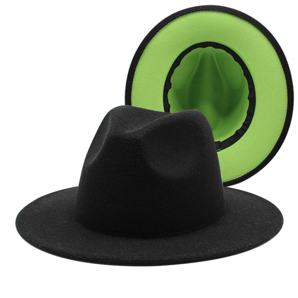 berets simple outer black and green wool felt jazz fedora hats with thin belt buckle men women wide brim panama cap 56-60cm jaie, Blue;gray
berets simple outer black and green wool felt jazz fedora hats with thin belt buckle men women wide brim panama cap 56-60cm jaie, Blue;gray