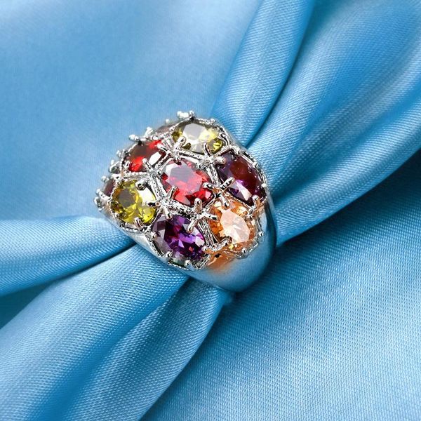 color zircon ring jewelry fine crystal from swarovskis for women and female cluster rings, Golden;silver
color zircon ring jewelry fine crystal from swarovskis for women and female cluster rings, Golden;silver