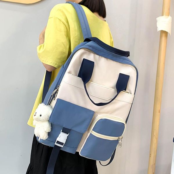 backpack hocodo fashion women double handle cute lappanelled multi-pocket school bag for teenage girl travel
backpack hocodo fashion women double handle cute lappanelled multi-pocket school bag for teenage girl travel