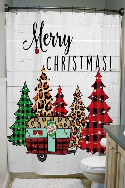 farmhouse christmas shower curtains for small bathroom, rv in buffalo check woods merry christmas decor rv shower curtain,stall
farmhouse christmas shower curtains for small bathroom, rv in buffalo check woods merry christmas decor rv shower curtain,stall