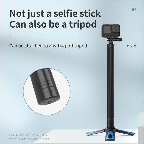 sports camera selfie stick 3 meter pole fittings for extension rod of direct-casting bracket stabilizer monopods
sports camera selfie stick 3 meter pole fittings for extension rod of direct-casting bracket stabilizer monopods