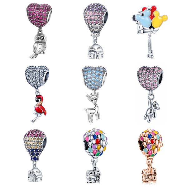 100% s925 sterling silver air balloon series charm beads adapting original pandora charms bracelet for women fashion jewelry, Bronze;silver
100% s925 sterling silver air balloon series charm beads adapting original pandora charms bracelet for women fashion jewelry, Bronze;silver