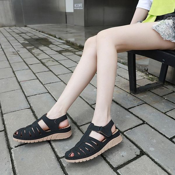 dress shoes 2021 summer mid heel platform women's sandals leather retro lightweight soft bottom girl sports beach, Black
dress shoes 2021 summer mid heel platform women's sandals leather retro lightweight soft bottom girl sports beach, Black