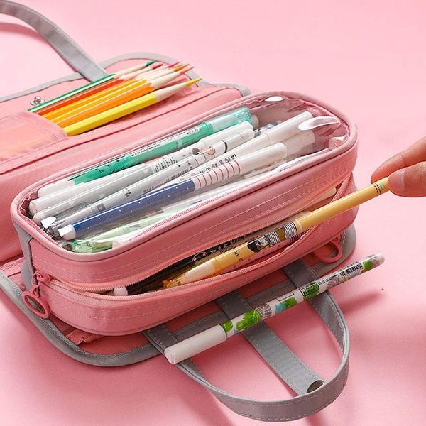 pencil bags waterproof oxford cloth multi-layer detachable case zipper bag simple cosmetic wash
pencil bags waterproof oxford cloth multi-layer detachable case zipper bag simple cosmetic wash