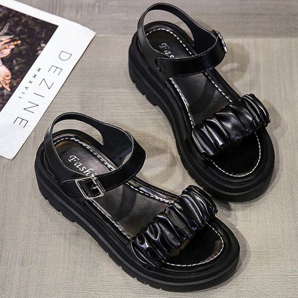sandals women platform 2021 summer fashion black chunky sole ankle buckle shoes casual pleated strap woman white sport sandal
sandals women platform 2021 summer fashion black chunky sole ankle buckle shoes casual pleated strap woman white sport sandal