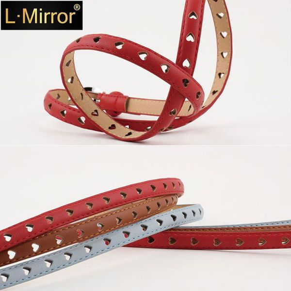 belts l.mirror 1pcs women's fashionable pu leather love heart hole casual jeans dress long waist belt for women, Black;brown
belts l.mirror 1pcs women's fashionable pu leather love heart hole casual jeans dress long waist belt for women, Black;brown