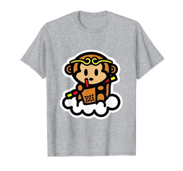 monkey king boba bubble tea bambu asian food drink wukong t-shirt, White;black
monkey king boba bubble tea bambu asian food drink wukong t-shirt, White;black