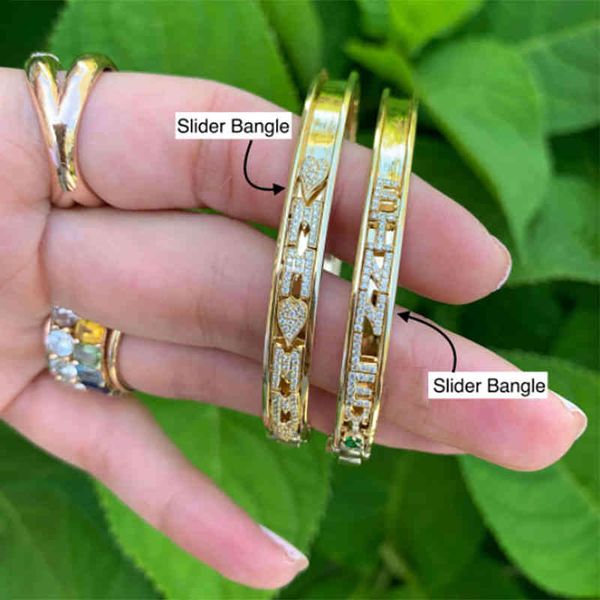 2021 new fashion personality women roman numeral charm slider bracelet diy cz sliding bangle, Black
2021 new fashion personality women roman numeral charm slider bracelet diy cz sliding bangle, Black
