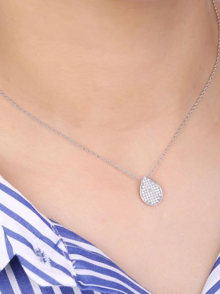 pendant necklaces 2021 original design special women's fashion necklace ladylike zircon sweet jewelry accessory blingling gift, Silver
pendant necklaces 2021 original design special women's fashion necklace ladylike zircon sweet jewelry accessory blingling gift, Silver