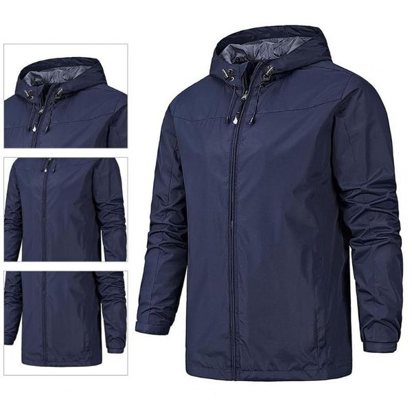 men's jackets stylish windproof hooded men jacket solid color long sleeve zipper closure coat outerwear, Black;brown
men's jackets stylish windproof hooded men jacket solid color long sleeve zipper closure coat outerwear, Black;brown