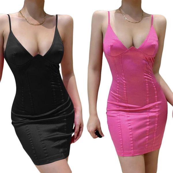 casual dresses women camisole dress, high waist design satin backless sleeveless texture deep v-neck summer clothing bodycon, Black;gray
casual dresses women camisole dress, high waist design satin backless sleeveless texture deep v-neck summer clothing bodycon, Black;gray
