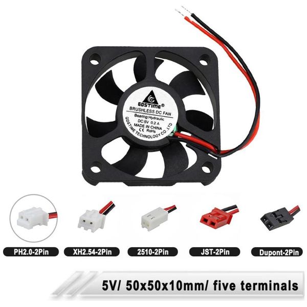 fans & coolings 5pcs 5010 50*10mm 5v cooling fan 2pin jst dupont connector 5cm 50mm computer industrial cooler 50x50x10mm high speed
fans & coolings 5pcs 5010 50*10mm 5v cooling fan 2pin jst dupont connector 5cm 50mm computer industrial cooler 50x50x10mm high speed