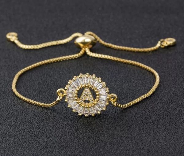 a-z 26 letters charms bracelets telescopic chain letter can be customized bracelet copper inlaid zircon gold wholesale, Golden;silver
a-z 26 letters charms bracelets telescopic chain letter can be customized bracelet copper inlaid zircon gold wholesale, Golden;silver