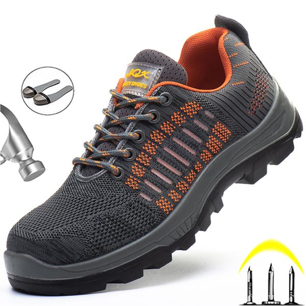 outdoor safety shoes men construction work shoes indestructible industrial shoes work sneakers anti-puncture safety boots male, Black
outdoor safety shoes men construction work shoes indestructible industrial shoes work sneakers anti-puncture safety boots male, Black