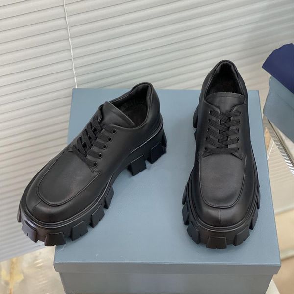 dress shoes 2021 soft waxy patent leather single british style round toe lace-up small platform women, Black
dress shoes 2021 soft waxy patent leather single british style round toe lace-up small platform women, Black
