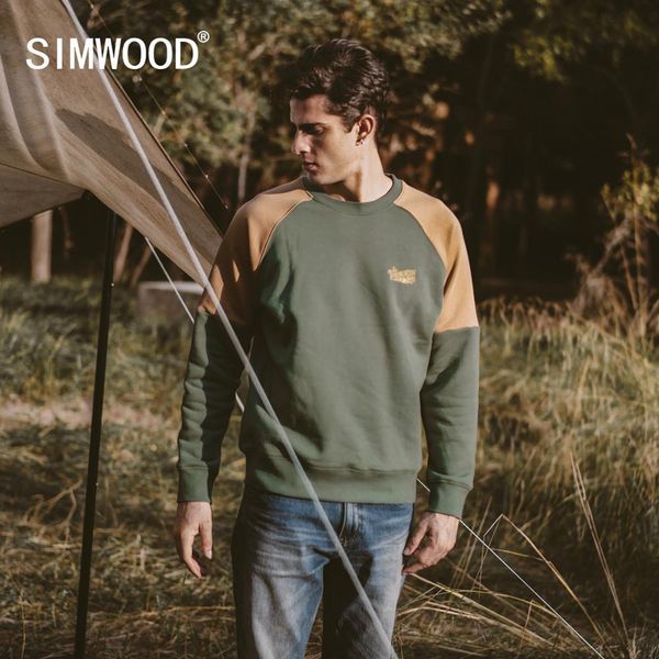simwood contrast color patchwork hoodies men raglan sleeve fleece liner warm pullovers sweatshirts sj121270 210506, Black
simwood contrast color patchwork hoodies men raglan sleeve fleece liner warm pullovers sweatshirts sj121270 210506, Black