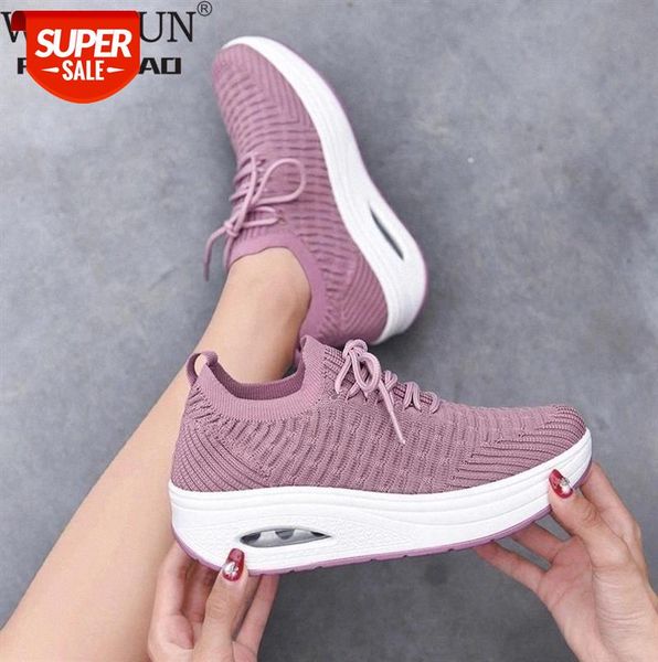 fashion breathable air mesh women shoes wedges heel ladies knitting sock sneakers platform casual h668 #e176
fashion breathable air mesh women shoes wedges heel ladies knitting sock sneakers platform casual h668 #e176