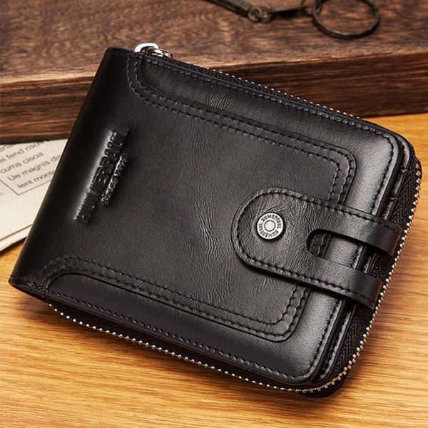 wallets rfid bifold men's cowhide leather zip around wallet vintage travel multi card holder purse, Red;black
wallets rfid bifold men's cowhide leather zip around wallet vintage travel multi card holder purse, Red;black