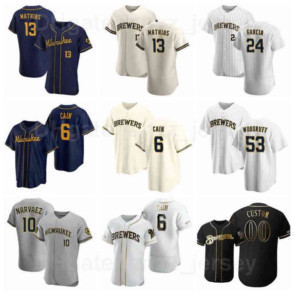 men baseball 6 lorenzo cain jersey 13 mark mathias 24 avisail garcia 10 omar narvaez 53 brandon woodruff 22 christian yelich 7 derek fisher, Black
men baseball 6 lorenzo cain jersey 13 mark mathias 24 avisail garcia 10 omar narvaez 53 brandon woodruff 22 christian yelich 7 derek fisher, Black