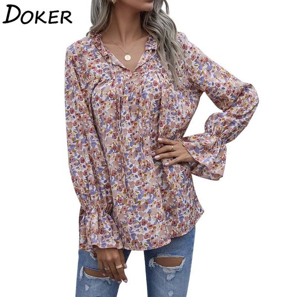 floral print womens and blouses spring autumn casual fashion v neck flared long sleeve office ladies plus size shirts femme 210423, White
floral print womens and blouses spring autumn casual fashion v neck flared long sleeve office ladies plus size shirts femme 210423, White