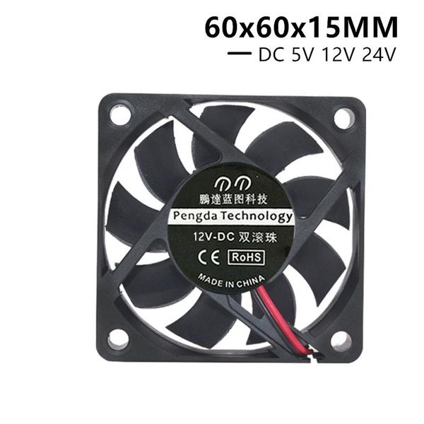 fans & coolings dc5v 12v 24v 6015 60mm 60*60*15mm cooling fan sleeve bearing ball frequency converter 2pin
fans & coolings dc5v 12v 24v 6015 60mm 60*60*15mm cooling fan sleeve bearing ball frequency converter 2pin