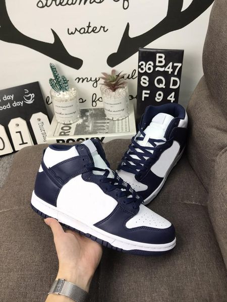 high ducks midnight navy designer shoe authentic championship basketball shoes women men sports trainers, Black
high ducks midnight navy designer shoe authentic championship basketball shoes women men sports trainers, Black