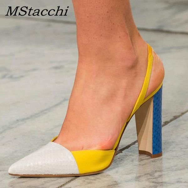 dress shoes mstcchi yellow colorblock jasmine leather pumps woman genuine high heel slingbacks sandals runway lady, Black
dress shoes mstcchi yellow colorblock jasmine leather pumps woman genuine high heel slingbacks sandals runway lady, Black
