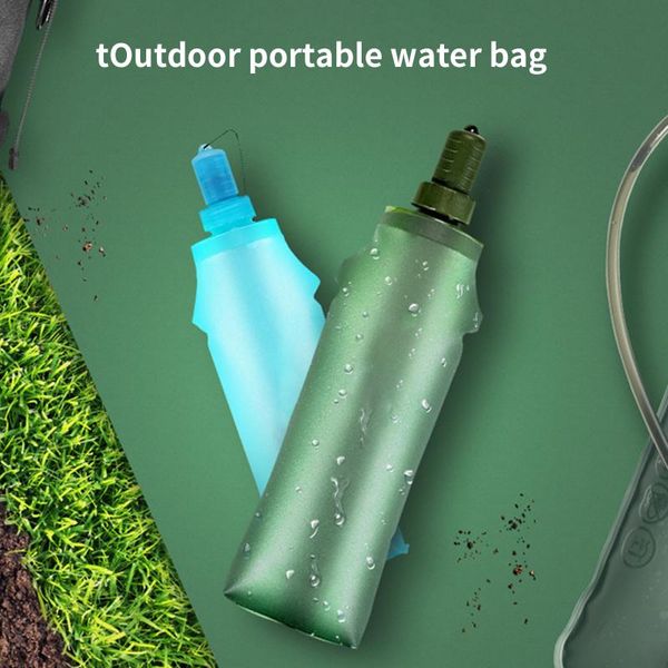 hydration packs 1pc soft and foldable 500ml water bags outdoor hiking camping tpu flask sports cycling running bottle
hydration packs 1pc soft and foldable 500ml water bags outdoor hiking camping tpu flask sports cycling running bottle