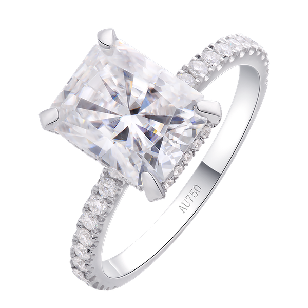cluster rings 4.0ct 8x10mm df color radiant cut moissanite with 18k 750 white gold for women engagement anniversary wedding gift, Golden;silver
cluster rings 4.0ct 8x10mm df color radiant cut moissanite with 18k 750 white gold for women engagement anniversary wedding gift, Golden;silver
