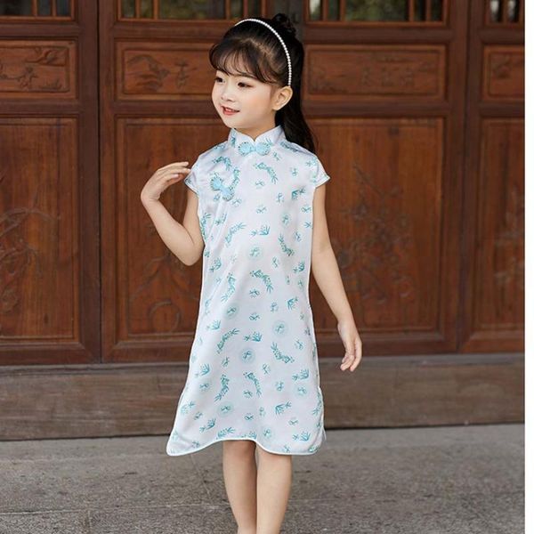 chinese girls dress cheongsams traditional silk floral print summer short sleeve qipao baby kids hanfu dresses ethnic clothing, Red
chinese girls dress cheongsams traditional silk floral print summer short sleeve qipao baby kids hanfu dresses ethnic clothing, Red